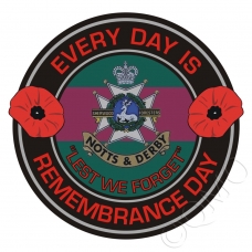The Sherwood Foresters Remembrance Day Sticker